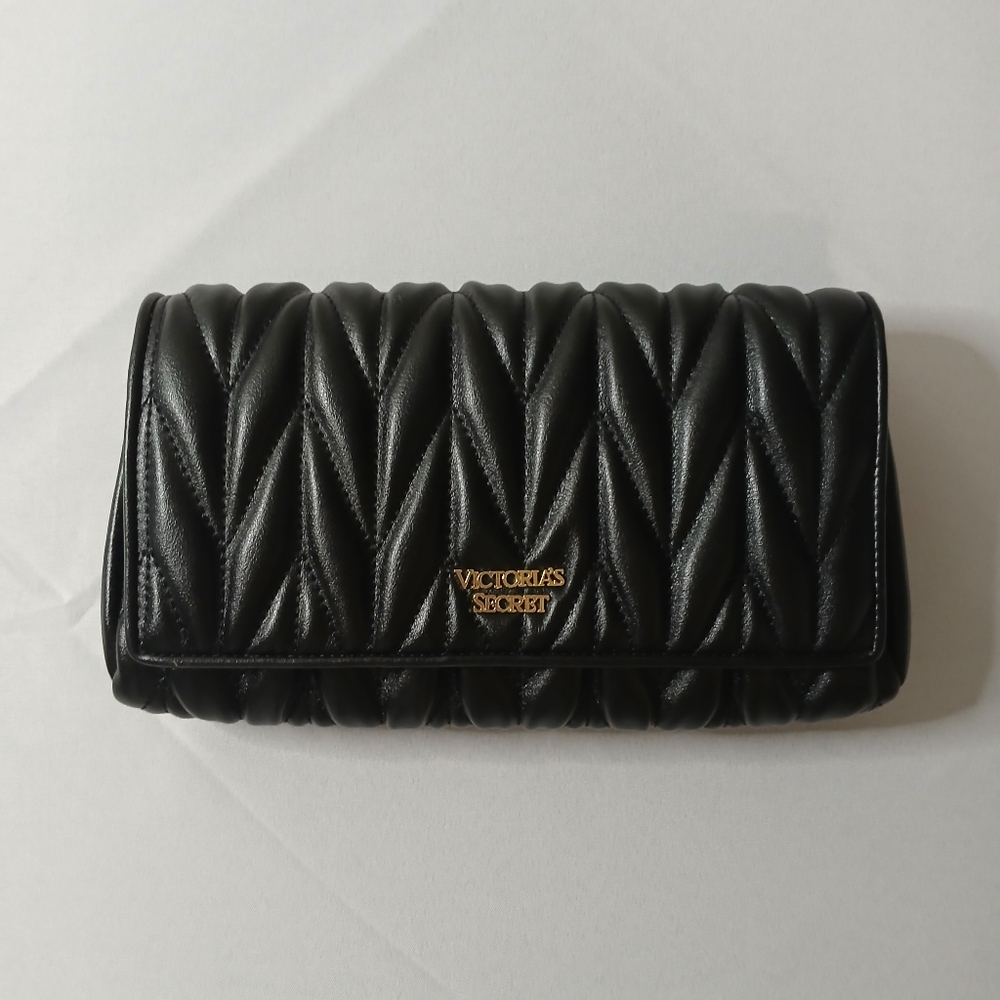 Black VS clutch purse